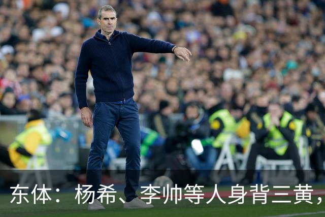 东体：杨希、李帅等人身背三黄，若本轮染黄将无缘上海德比